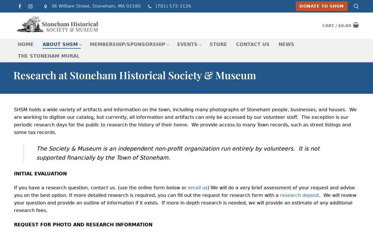 Stoneham city directory research resources at the Stoneham Historical Society